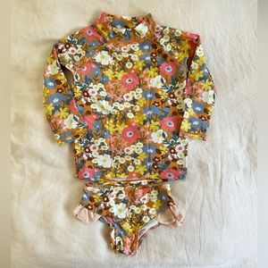 SOLD 👙 Cotton On Kids rash guard swim set